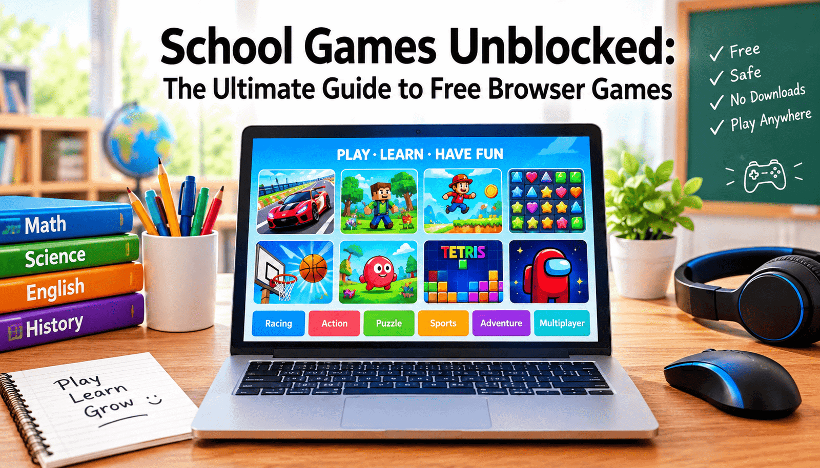 School Games Unblocked: The Ultimate Guide to Free Browser Games